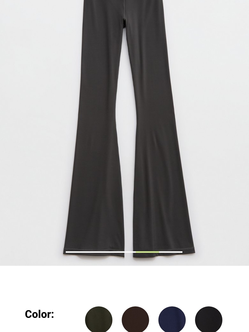 aerie Smoked Grey Flared Leggings